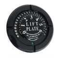 Bobs Machine LED Jack Plate Gauge  Black 110300000