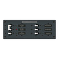 Blue Sea 8099 AC Main 4 Positions Toggle Circuit Breaker Panel  White Switches 8099