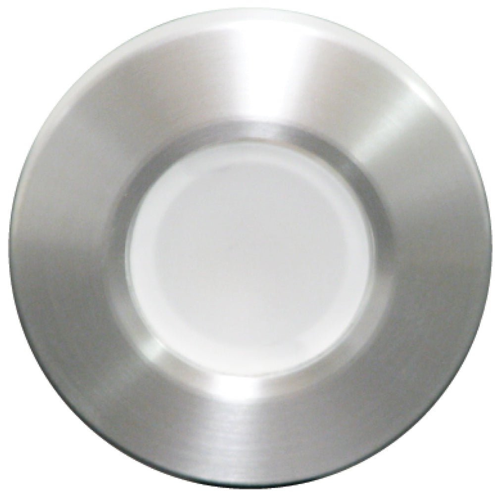 Lumitec Orbit Spectrum Flush Mount Down Light  Brushed Housing  White Dimming  RedBlue NonDimming 112507