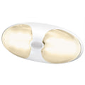 Hella Marine DuraLED 12 InteriorExterior Lamp  Warm White LED  White Housing 959700701