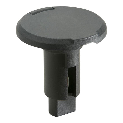 Attwood LightArmor PlugIn Base  2 Pin  Black  Round 910R2PB7
