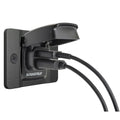 Scanstrut Flip Pro wFront Fit Bezel 1224V Fast Charge Dual USBAC Socket SCUSBF2